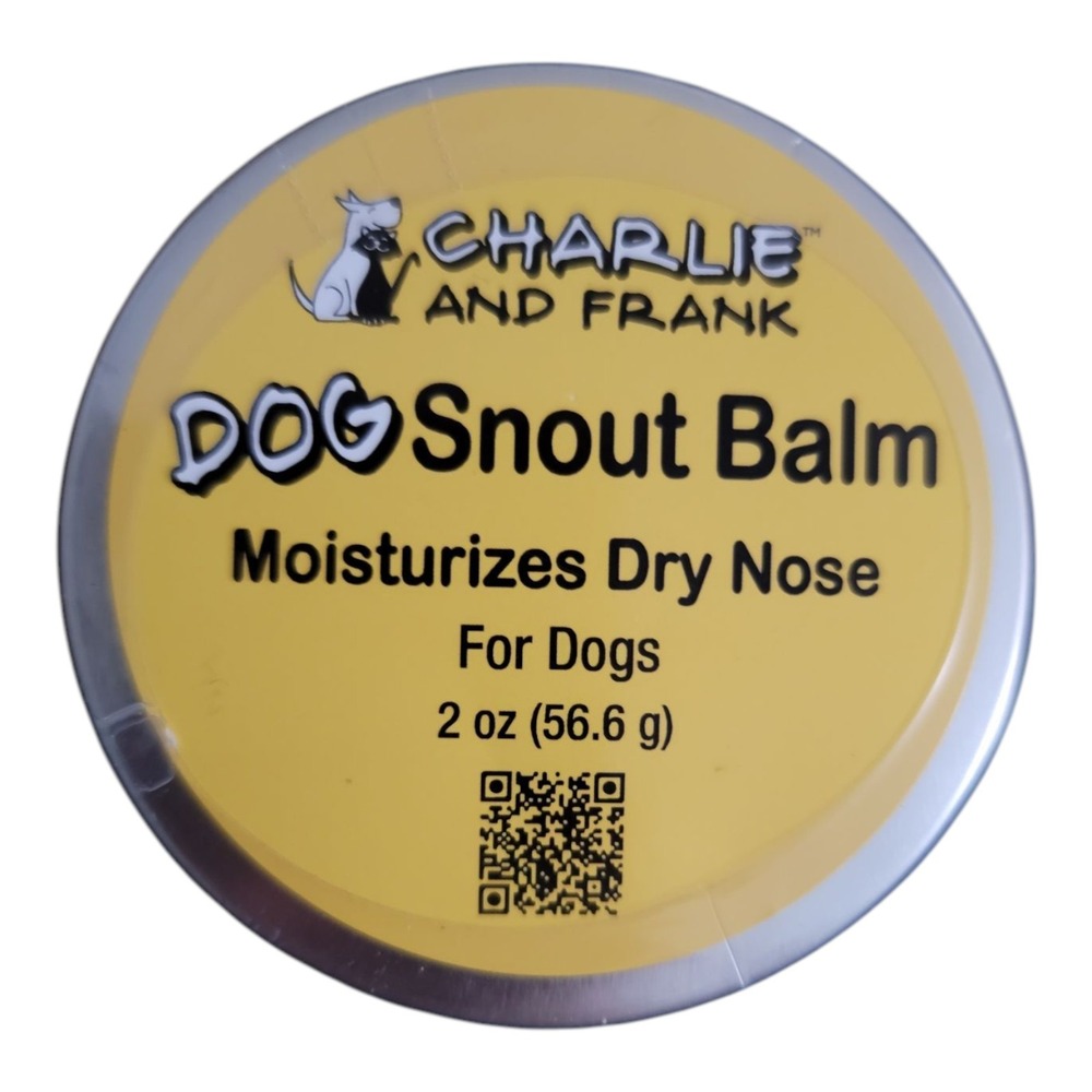 Charlie and Frank Dog Snout Balm Moisturizes Dry Nose For Dogs‎ 2 oz